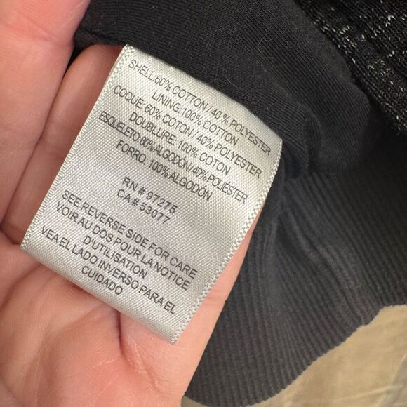 Y2K 2000s Fox Racing Charcoal Gray Button Up Hooded Sweater Womens Small - Picture 8 of 9